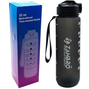 Water-Bottle-with-Straw-Grey