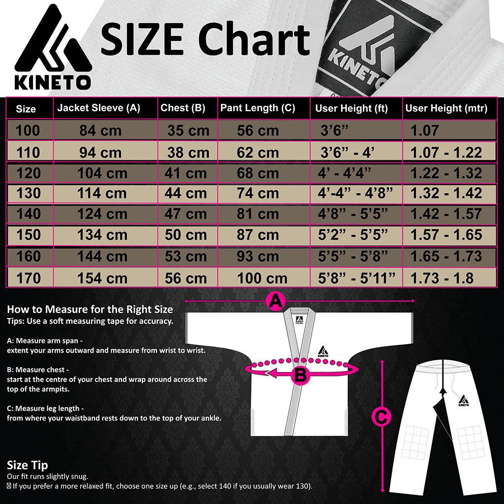 size-chart-judo-suits